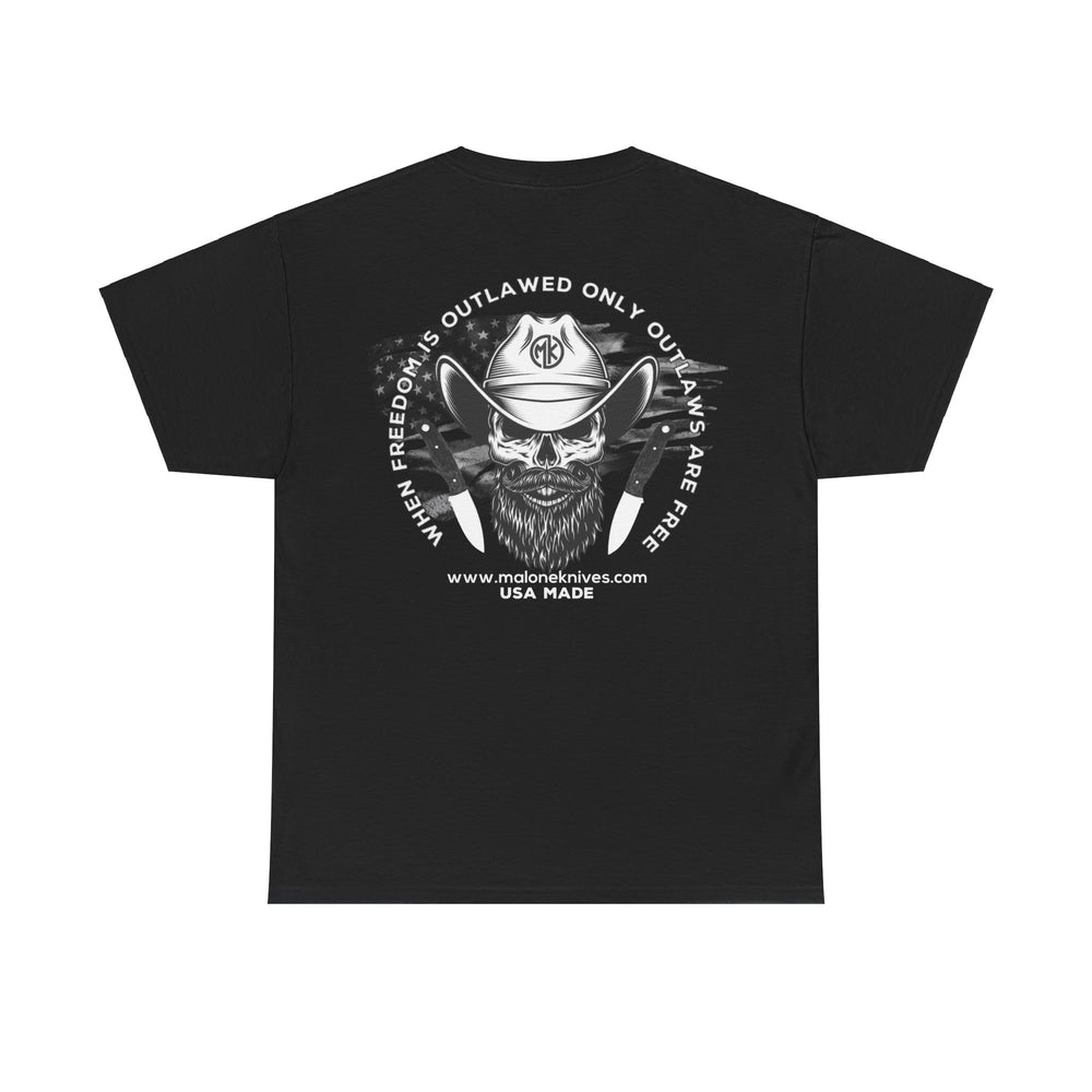 Unisex Heavy Cotton Tee - Outlaw Cowboy