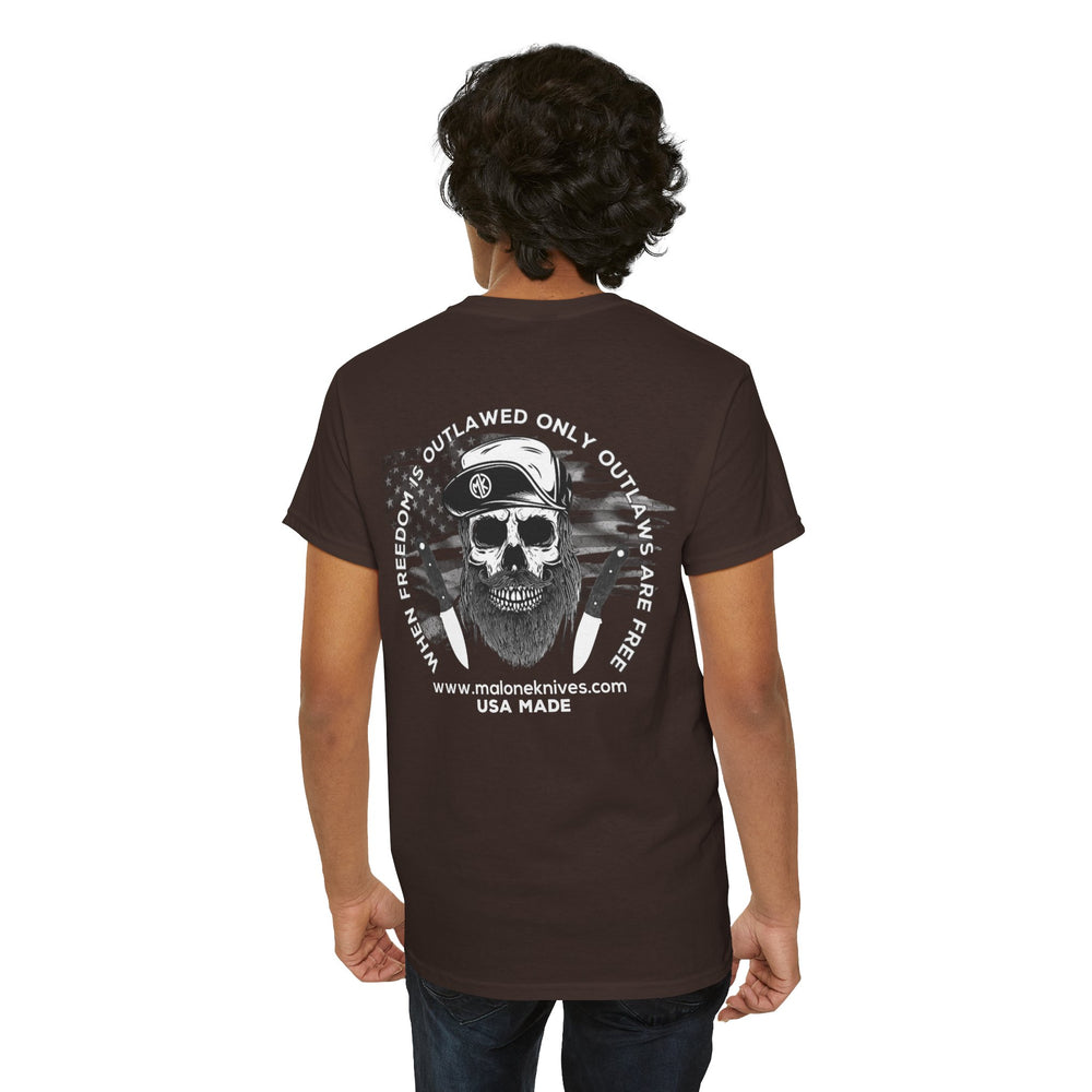 Unisex Heavy Cotton Tee - Outlaw Biker