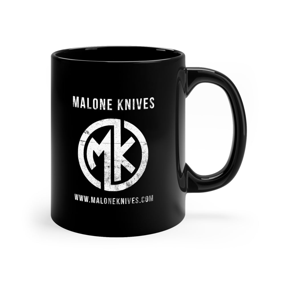 
                  
                    11oz Black Mug - MK Distressed Logo
                  
                